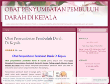 Tablet Screenshot of obatpenyumbatanpembuluhdarahdikepala.wordpress.com