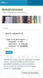 Mobile Screenshot of bokdivisionen.wordpress.com
