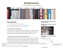 Tablet Screenshot of bokdivisionen.wordpress.com
