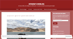 Desktop Screenshot of efenem.wordpress.com