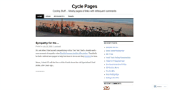 Desktop Screenshot of cyclepages.wordpress.com