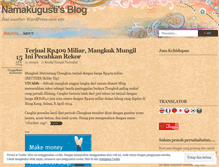 Tablet Screenshot of namakugusti.wordpress.com