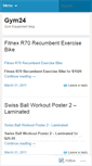 Mobile Screenshot of gym24.wordpress.com