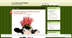 Desktop Screenshot of lagaleriadelbuho.wordpress.com