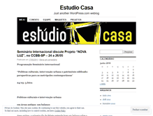 Tablet Screenshot of estudiocasa.wordpress.com