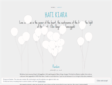 Tablet Screenshot of hatikiara.wordpress.com