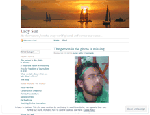 Tablet Screenshot of ladysun.wordpress.com