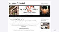 Desktop Screenshot of anyreasontoplanllc.wordpress.com