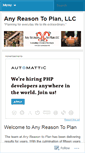 Mobile Screenshot of anyreasontoplanllc.wordpress.com