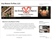 Tablet Screenshot of anyreasontoplanllc.wordpress.com