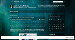 Desktop Screenshot of jeuxfledebutants.wordpress.com