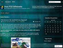 Tablet Screenshot of jeuxfledebutants.wordpress.com