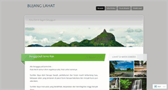 Desktop Screenshot of bujanglahat.wordpress.com