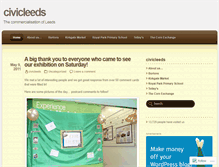 Tablet Screenshot of civicleeds.wordpress.com