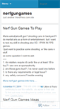 Mobile Screenshot of nerfgungames.wordpress.com