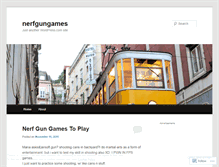 Tablet Screenshot of nerfgungames.wordpress.com