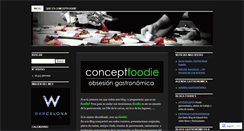 Desktop Screenshot of conceptfoodie.wordpress.com