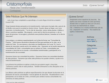 Tablet Screenshot of cristomorfosis.wordpress.com