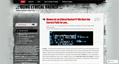 Desktop Screenshot of beingethicalhacker.wordpress.com