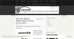 Desktop Screenshot of meteormag.wordpress.com