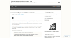 Desktop Screenshot of belindalester.wordpress.com