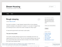Tablet Screenshot of housingdreams.wordpress.com