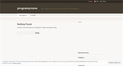 Desktop Screenshot of programyrozne.wordpress.com