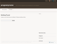 Tablet Screenshot of programyrozne.wordpress.com