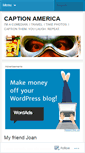Mobile Screenshot of captionamerica.wordpress.com