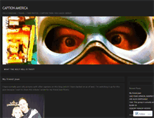 Tablet Screenshot of captionamerica.wordpress.com