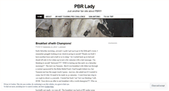 Desktop Screenshot of pbrlady.wordpress.com