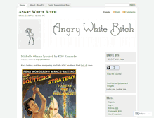 Tablet Screenshot of angrywhitebitch.wordpress.com