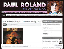 Tablet Screenshot of paulroland.wordpress.com