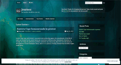 Desktop Screenshot of journoz.wordpress.com