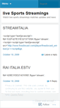 Mobile Screenshot of livesportsstreamings.wordpress.com