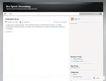 Tablet Screenshot of livesportsstreamings.wordpress.com