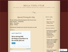 Tablet Screenshot of bellavistautah.wordpress.com
