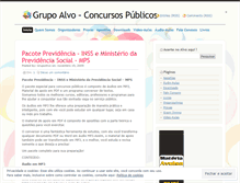 Tablet Screenshot of grupoalvo.wordpress.com