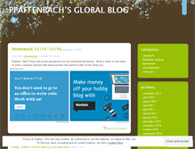 Tablet Screenshot of pfaffglobal.wordpress.com