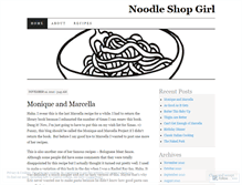 Tablet Screenshot of noodleshopgirl.wordpress.com