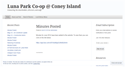 Desktop Screenshot of mylunapark.wordpress.com