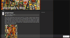 Desktop Screenshot of kkaymarie.wordpress.com