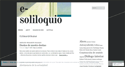 Desktop Screenshot of esoliloquio.wordpress.com