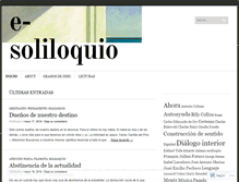 Tablet Screenshot of esoliloquio.wordpress.com