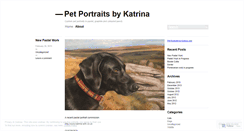 Desktop Screenshot of katrinaspetportraits.wordpress.com