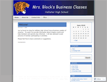 Tablet Screenshot of hollisterbusiness.wordpress.com