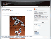 Tablet Screenshot of duvit.wordpress.com