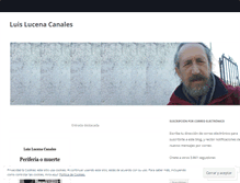 Tablet Screenshot of luislucenacanales.wordpress.com