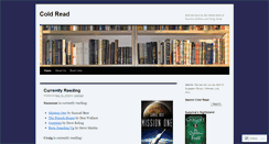 Desktop Screenshot of coldread.wordpress.com