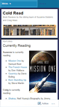 Mobile Screenshot of coldread.wordpress.com